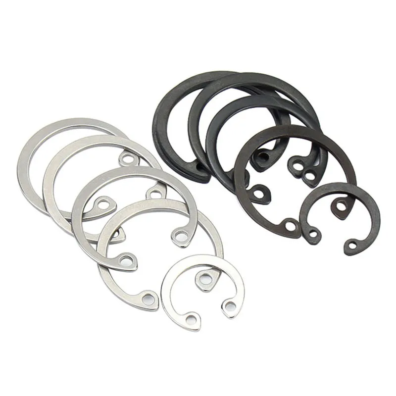 Spring Steel Black Snap Rings Circlip for Shaft DIN 472 Internal Retaining Truck Diesel Engine Clip Shaft Gasket Circlip