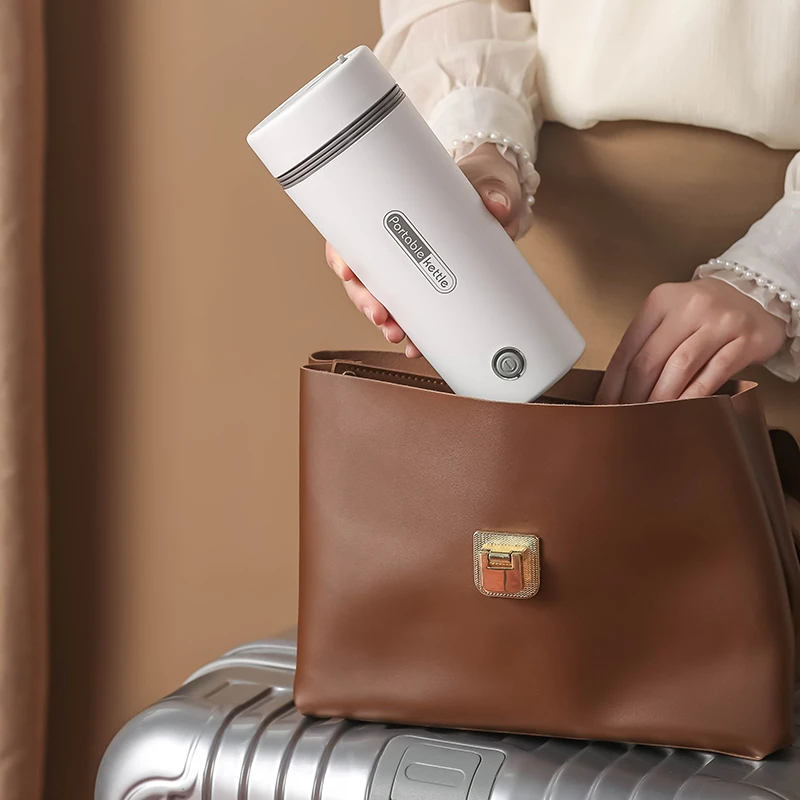 2023 Quick Boil Instant Heat Safe Stainless Steel Portable Travel Electric Cup