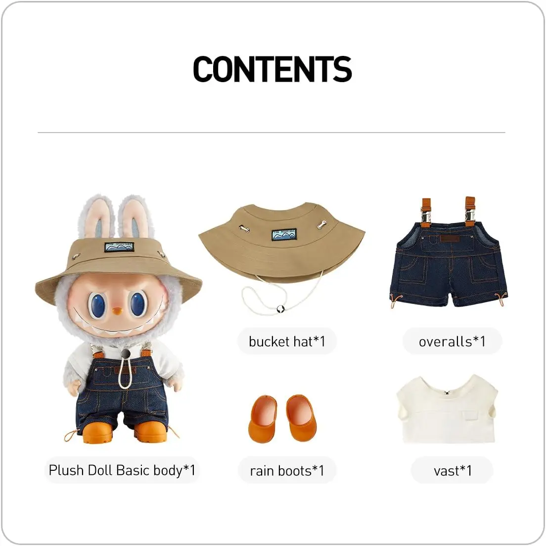 POPMART LABUBU THE MONSTERS BIG FALL IN WILD SERIES-Vinyl Plush Doll 40cm Blind box Collectible Toy Art Action Figure Home Decor