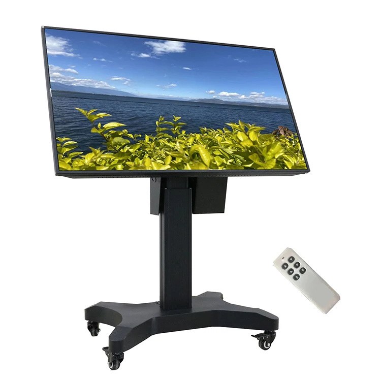 Remote Control electric flip up mobile TV Lift Swivel for All in one touch screen display For Training and education