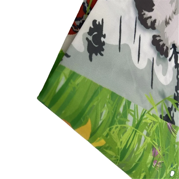 Dark green taffeta fabric outdoor fabric Cartoon digital printing polyester taffeta fabric