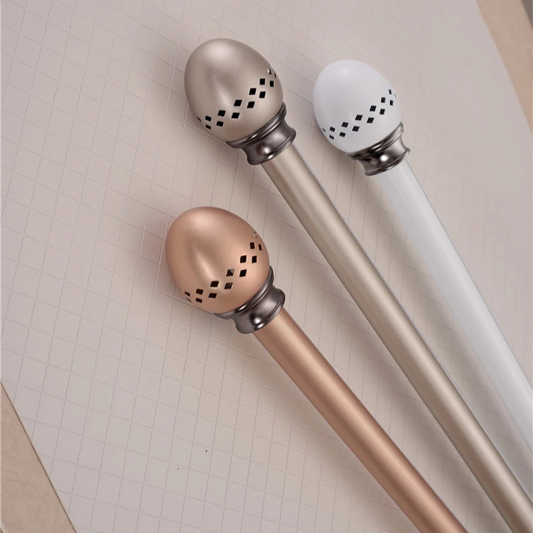 High Quality 28mm Curtain Rod With Metal final in Stock