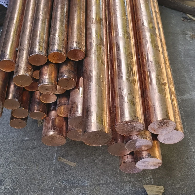 1mm 3mm 5mm 99.99% pure round copper bar annealed 8mm copper brass rod bar