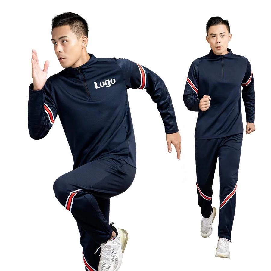 New Model Men Tracksuit Sweatsuit Custom Plain Cheap Soccer Tracksuits Men