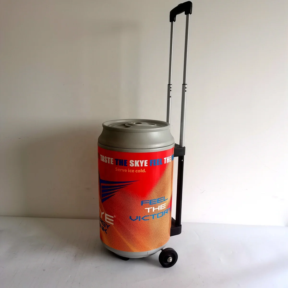 Travelling Wheeled Plastic Ice Chest Cooler Box Insulated Barrel
