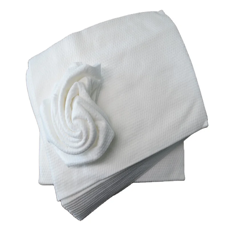 Factory supply Disposable 60gsm White Water Absorbent Spa Towel Beauty Hair Salon Towel