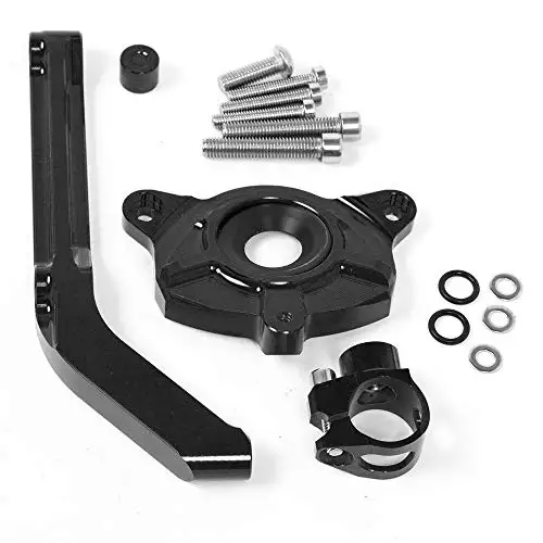 REALZION Motorcycle 6063-T6 Billet Aluminum Steering Damper Mounting Bracket For KAWASAKI Z1000 ABS 2014 2015 2016 2017