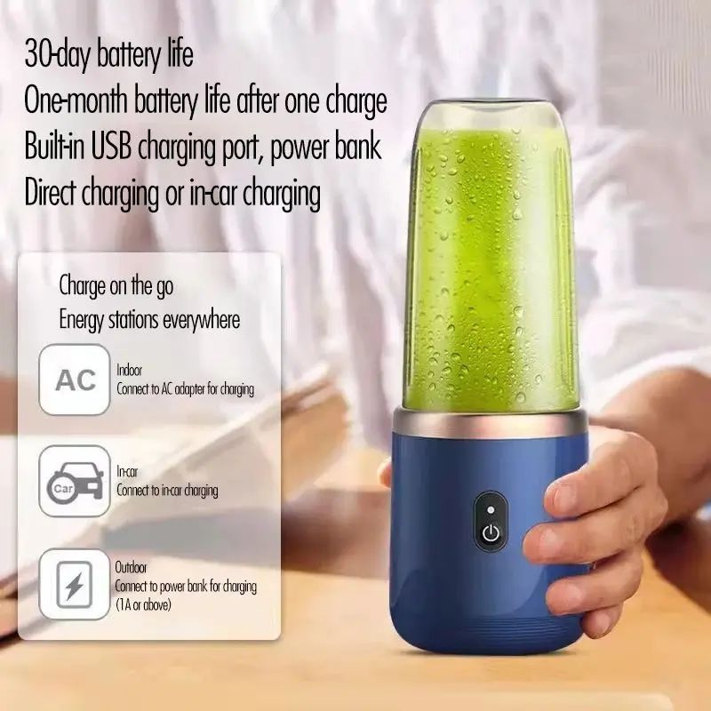 USB Portable Juicer Blenders Multifunctional Household Electric Juicer Smoothie Bottle Fruit Juicing Mixer Juice Cup