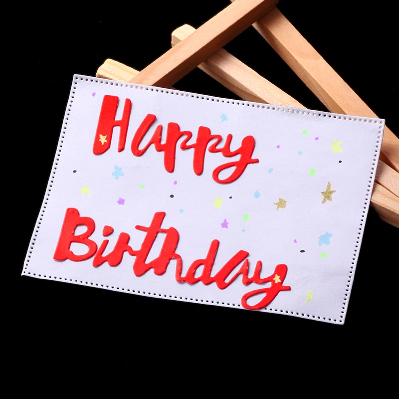 AAGU Hello Greeting Metal Carbon Steel Dies Cut Dies Embossing Stencils Scrapbooking Album Decoration Paper Craft Die Cut Dies