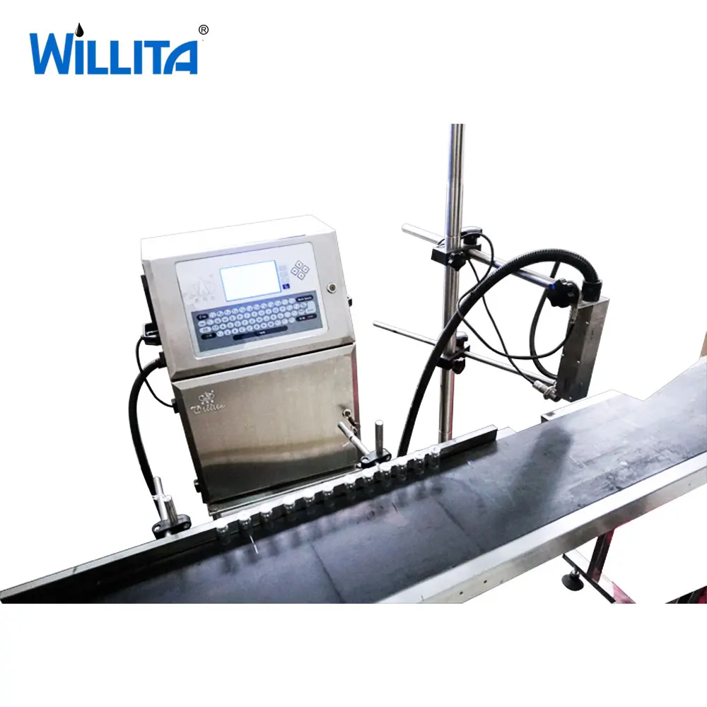 Willita Bottle Coding Machine Tube Code Printer Automatic CIJ Inkjet Ink Printer