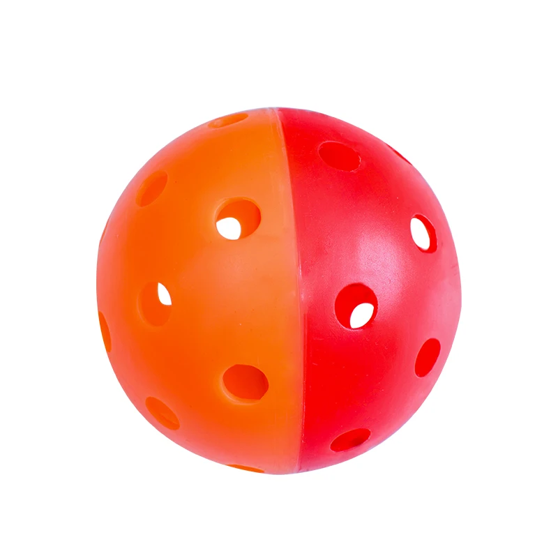 Cheap pickleball good rebound height pickleball standard size pickelball 24g indoor outdoor sport play ball