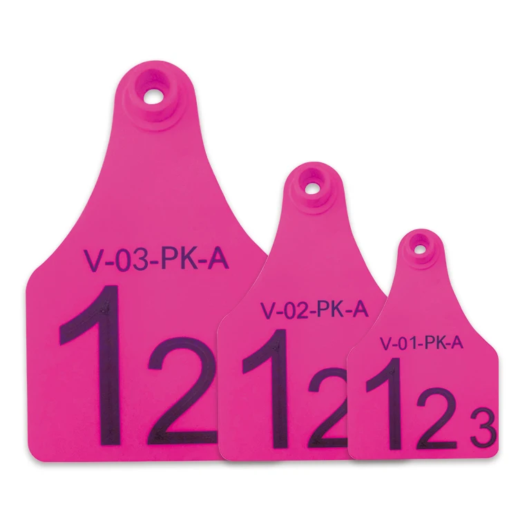 T921 Plastic Cow Ear Tag Animal gps rattle ear tags for animals with gps