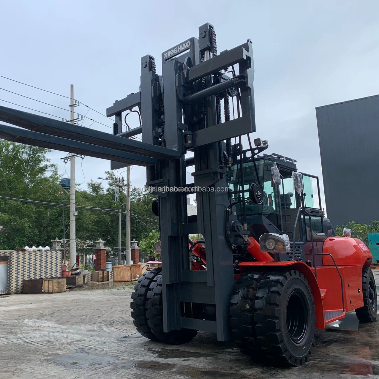 Xinghao 12-42ton EPA Euro 3 5 Montacargas Mauefacture Carretilla Elecadora Chariot  Price Fork Lift Truck Diesel Forklifts