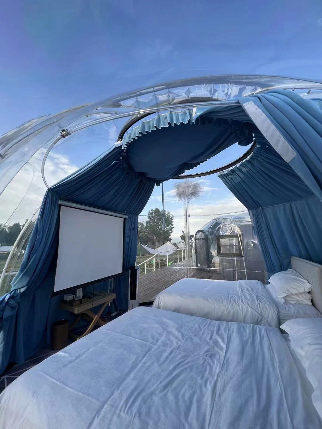 PC Dome 8-10 People Outdoor Dome Glamping Heated Igloo Tent