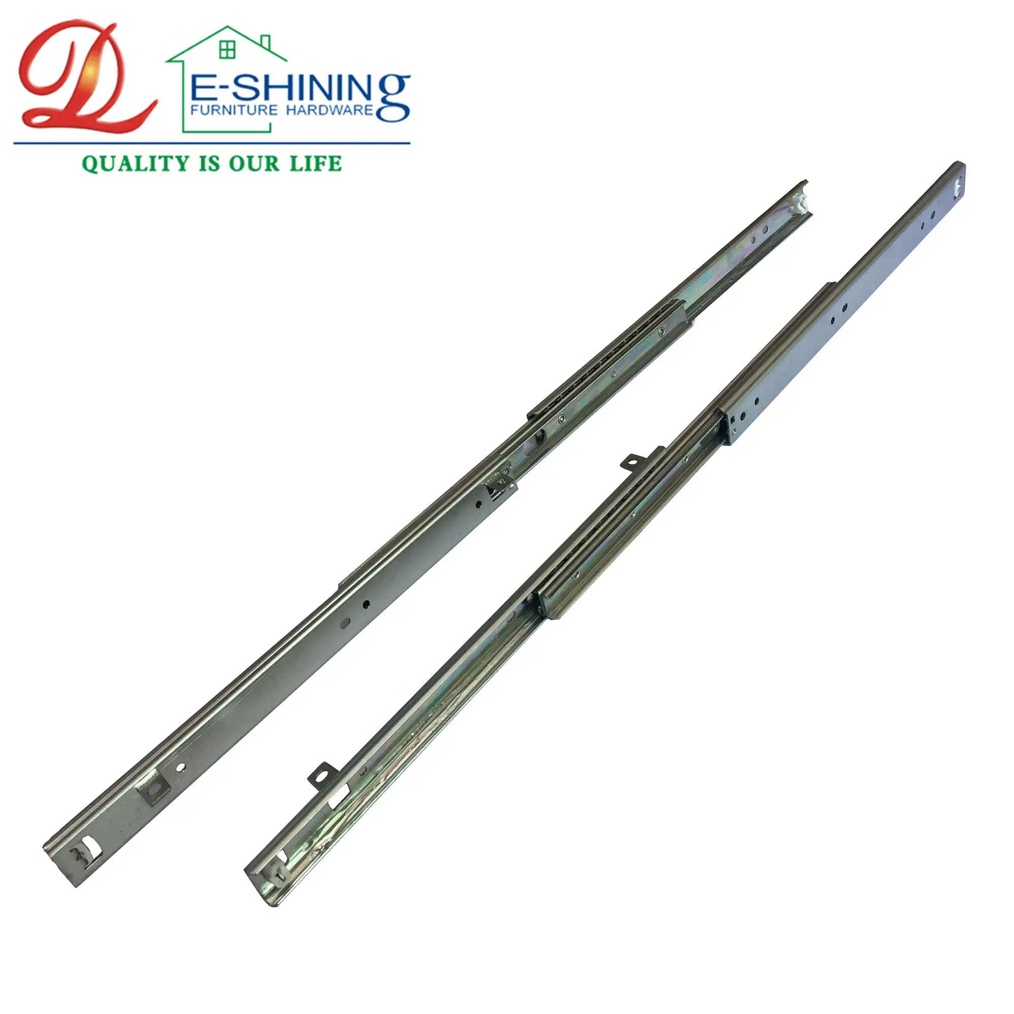 Cabinet Unde rmount Drawer Slides Soft Close Push To Open Telescopic Ball Bearing Slide Rail Light Duty Ball Bearing Slide