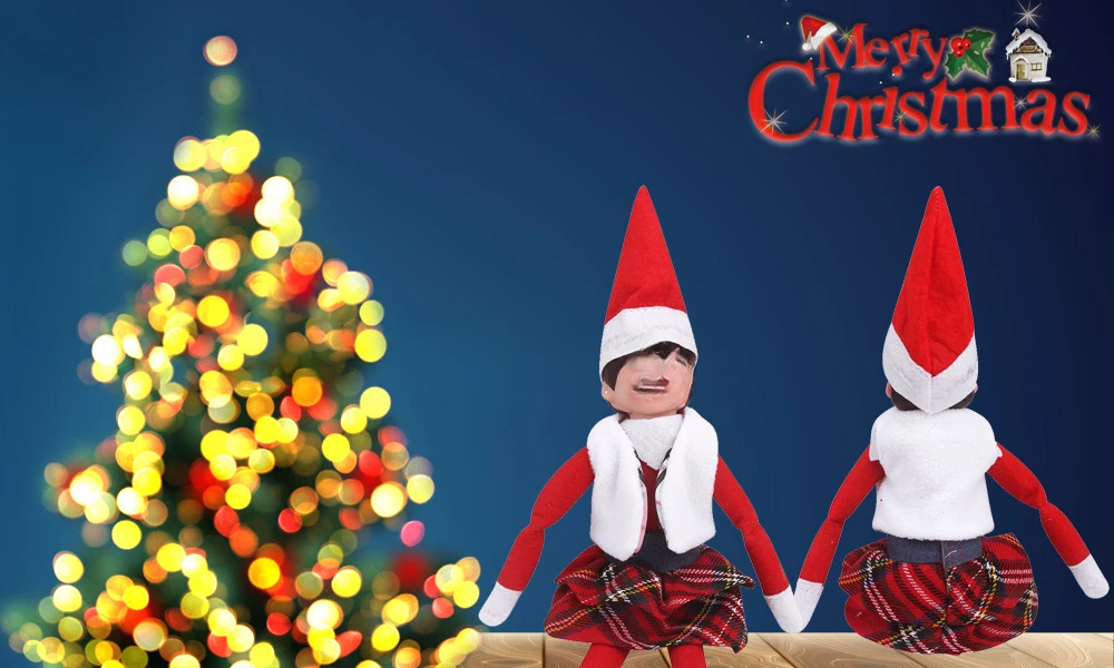 New fashion Christmas elf doll clothing mermaid tail dresses plush doll clothes