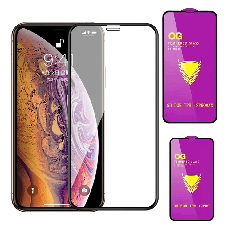 9H Premium Tempered Glass Screen Protector for Apple iPhone 11 12 13 14 Pro Max Screen Film