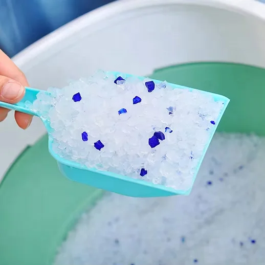 White and blue silica gel crystal cat litter wholesaler from China