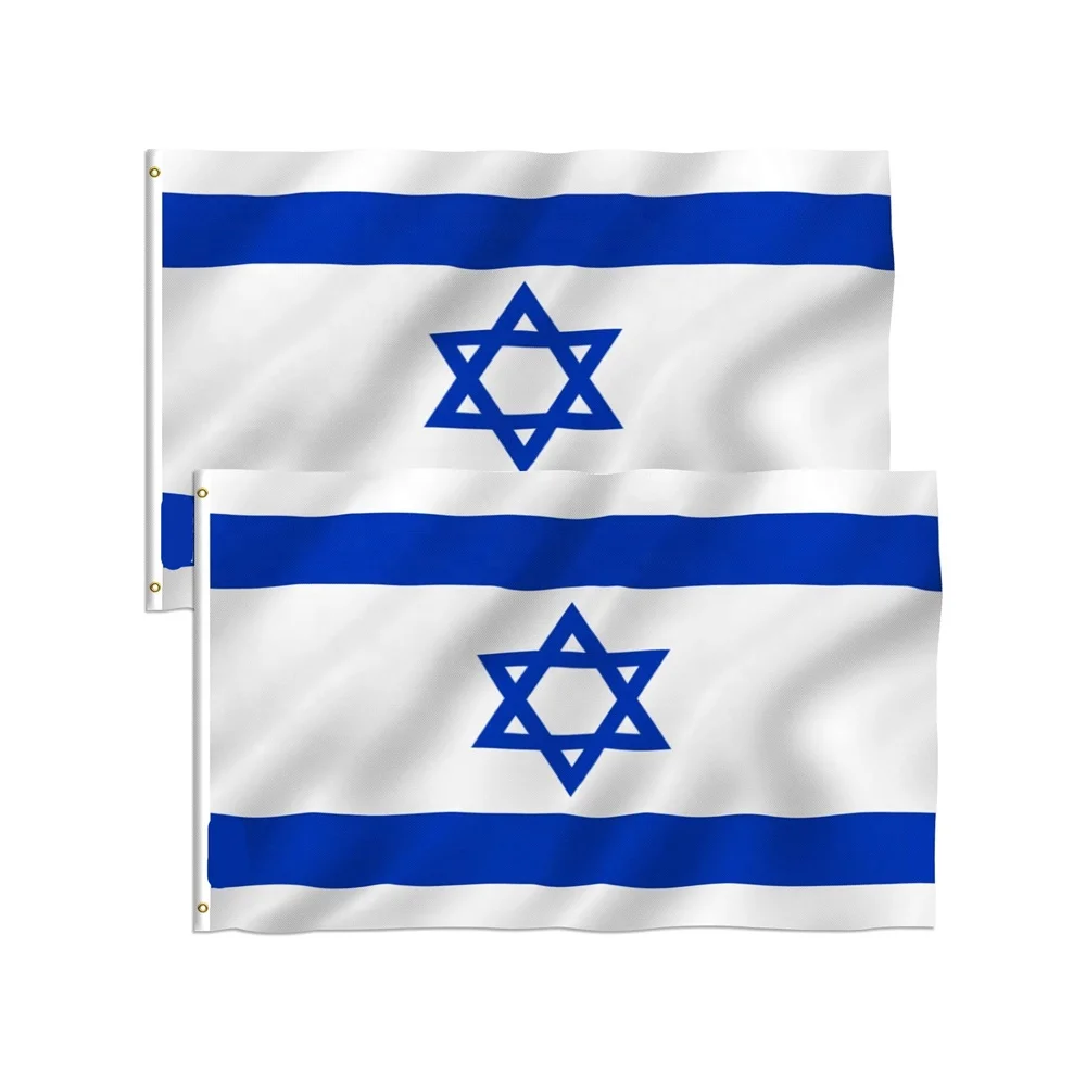 Флаг IL Israeli лидер продаж оптовая продажа 100% полиэстер 3x5ft с принтом израильские национальные флаги