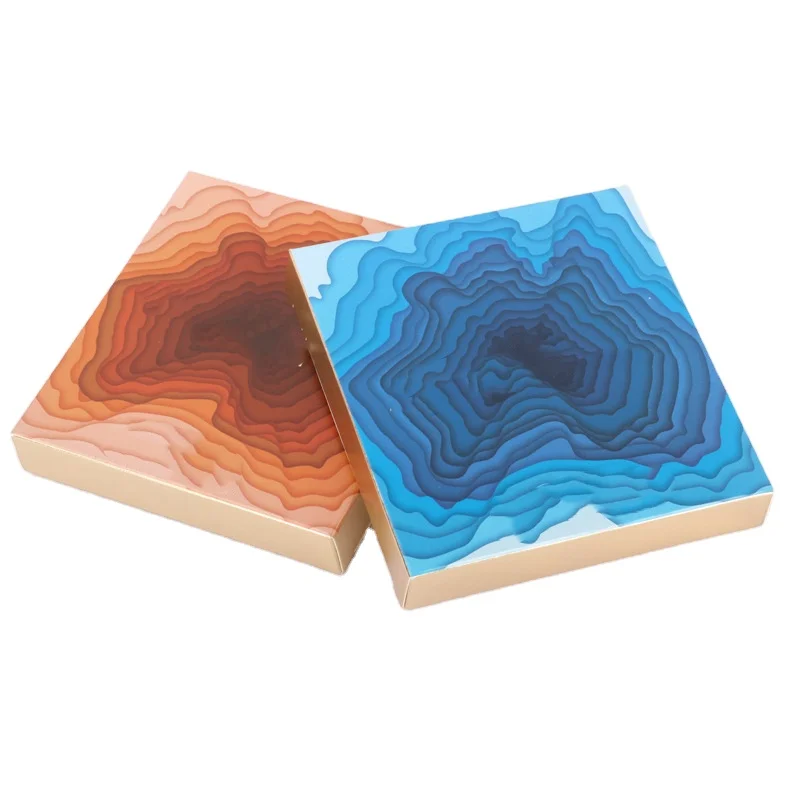 Customized Paper Boxes For Contact Lenses Packaging false eyelashes packaging box