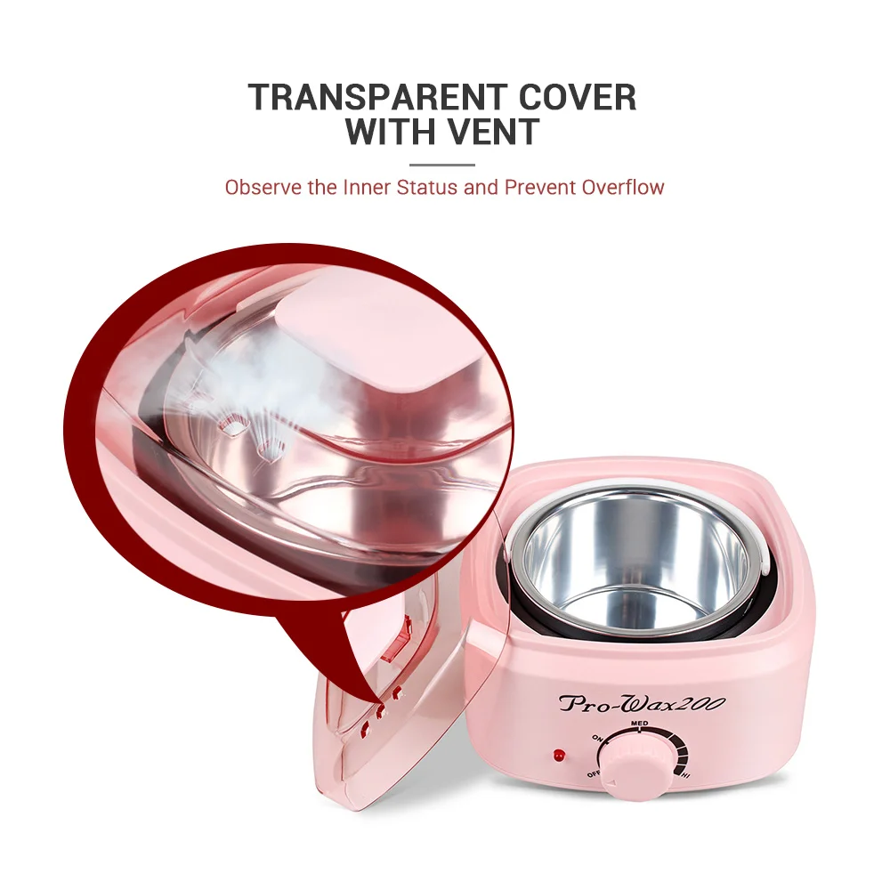 Wholesale Professional Wax Heater Warmer Portable 500Cc Depileve Depilatory Wax Warmer With Wax Beans For Hair Removal