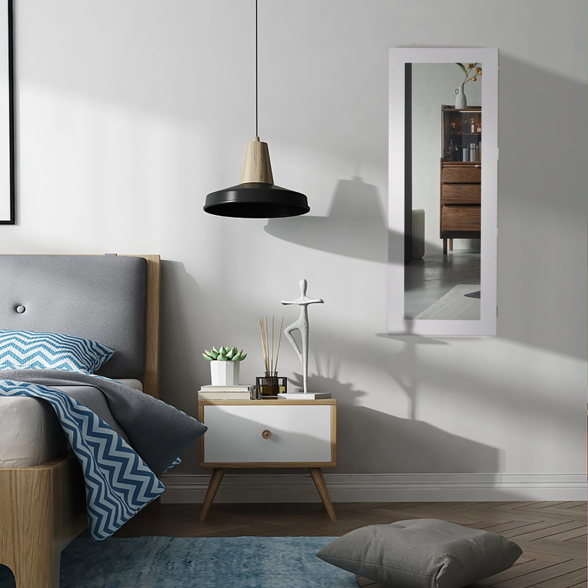 Cotton cloth cover folding wall-mounted professional ironing board