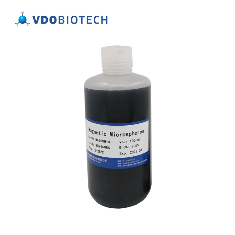 1L  DNA Purification Magnetic Bead Particles  Magnetic Nano Microspheres