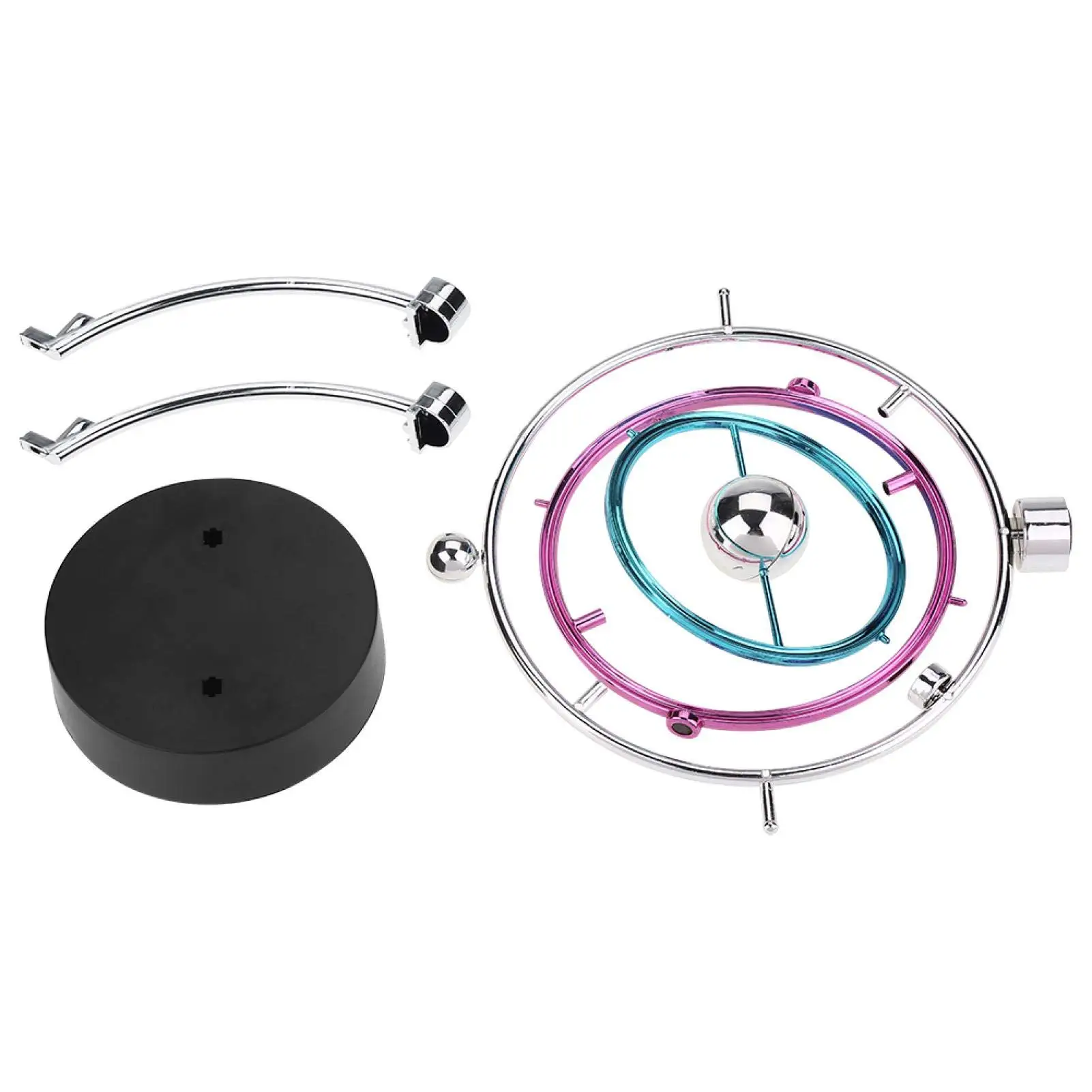 Electronic Kinetic Orbital kinetic sculpture stainless steel kinetic energy sculpture