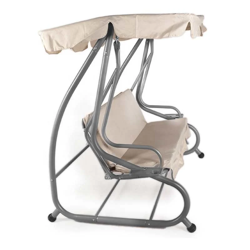 cheap style outdoor oxford 3-seat stainless steel garden swing
