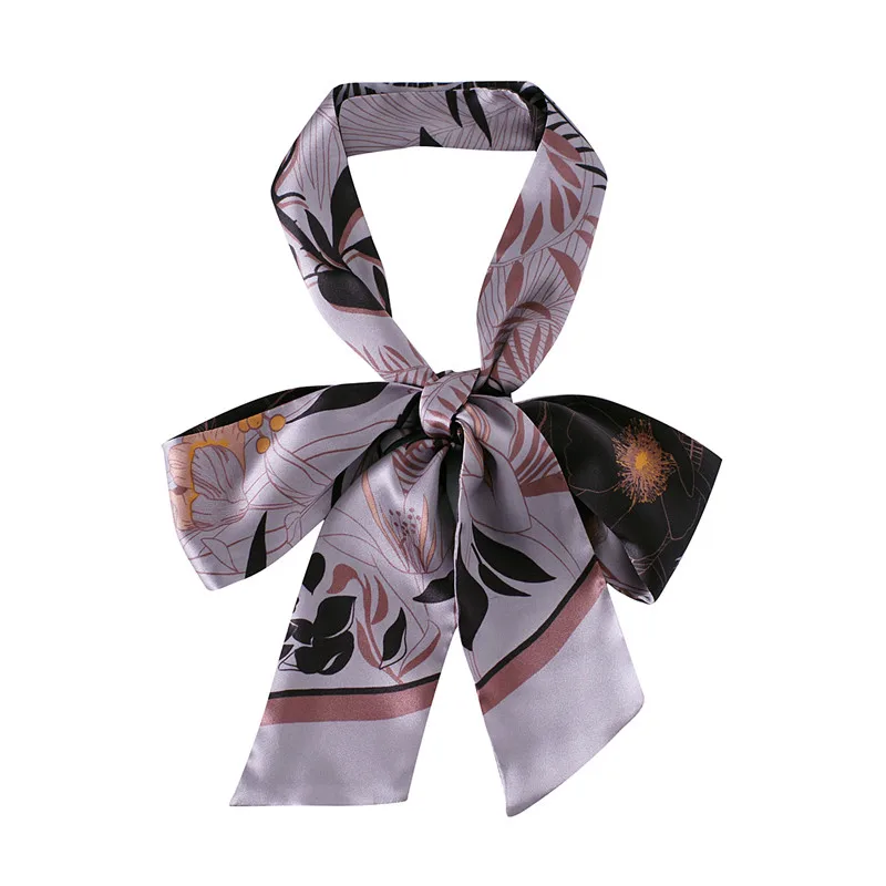 
Best Selling Fashion Custom Size 100% Pure 6a Grade Mulberry Silk Long Scarf Headband For Women 