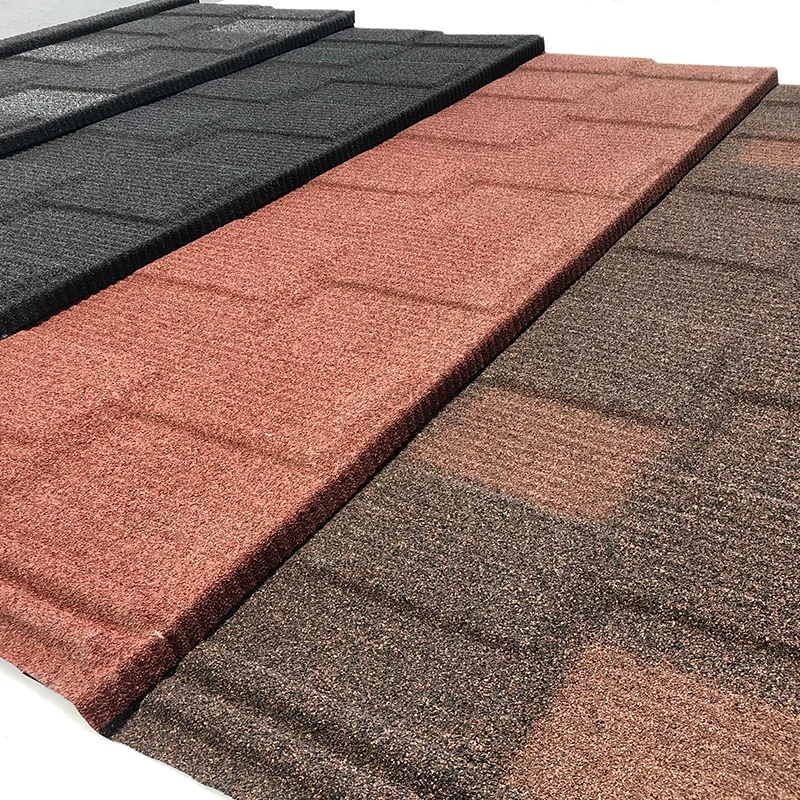 Shingle Tile Stone Coated Steel Roofing Tiles Manor villa church hospital use