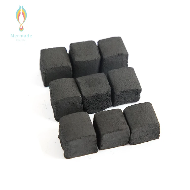 
Best Quality Quick Lighting Mechanism 22mm Cube Brick Arabic Shisha Hookah Cubic Coconut Charcoal Briquette 