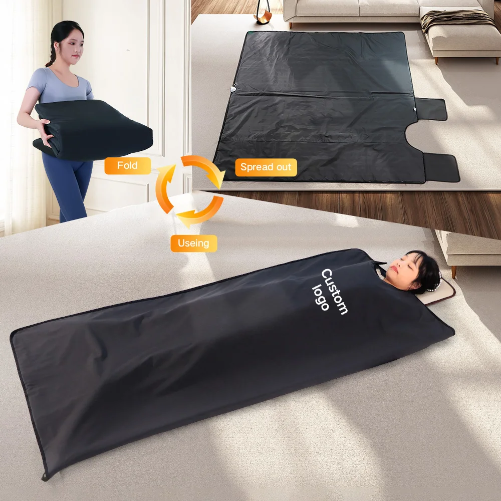 Fuerle Home Use Slimming Infrared Sauna Blanket Far-Infrared US/EU Plugs Electric Heaters Bag for Body Shaping Detox Weight Loss