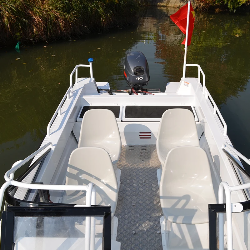 AL450 18ft Aluminum alloy China Boat Factory Luxury Yacht for speed boat fishing