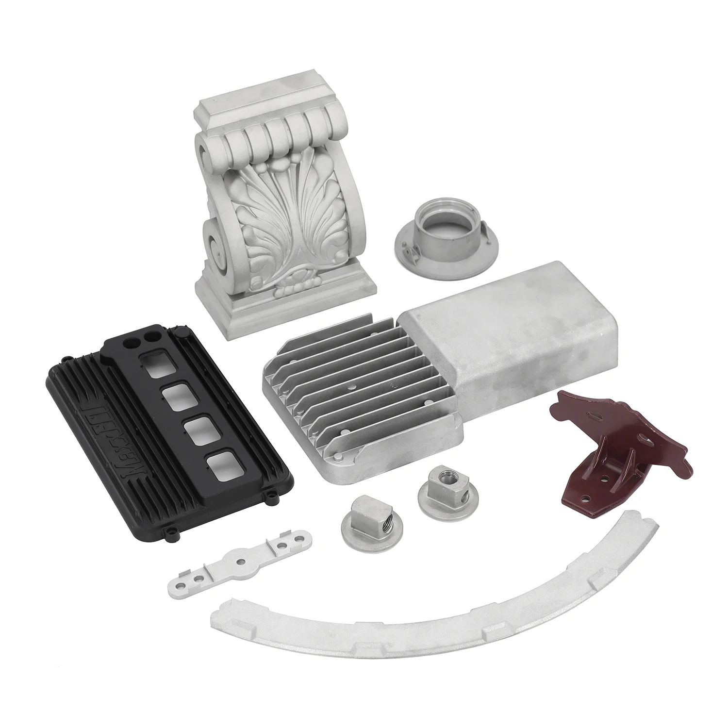 OEM  Manufacturer custom metal die cast parts aluminum die cast with powder coating