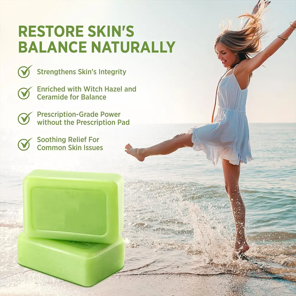 OEM/ODM Handmade All Natural Organic Skin Care Face & Body Herbal Acne Antifungal Antibacterial Tea Tree Soap
