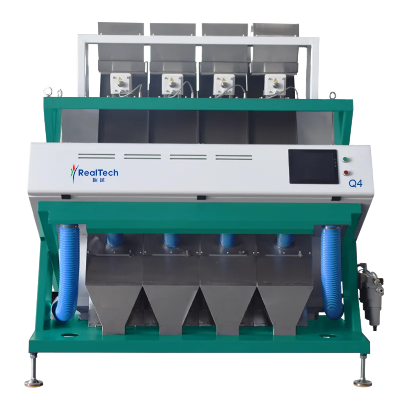 Multi-function 4 Chutes CCD Color Sorter Rice Millet Almond Hazelnut Oat Optical Sorting Machine