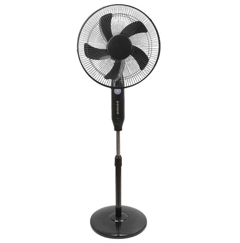 TwinkleAir 3-Mode Adjustable Solar Fan with USB Power, LED Illumination, Quick-Release Battery Tray, and 5-Blade Oscillation