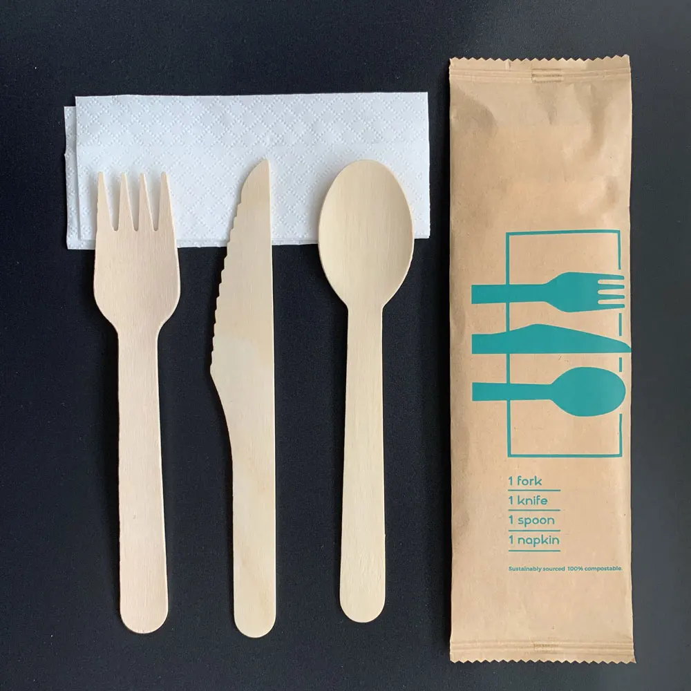 disposable wooden cutlery 360 knife fork spoon wooden cutlery manufacturer