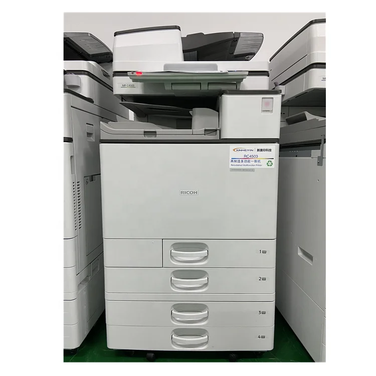 Remanufactured Photocopiers Ricoh. C4504EX Refurbished Copier  Good Conditioned Photocopier Color