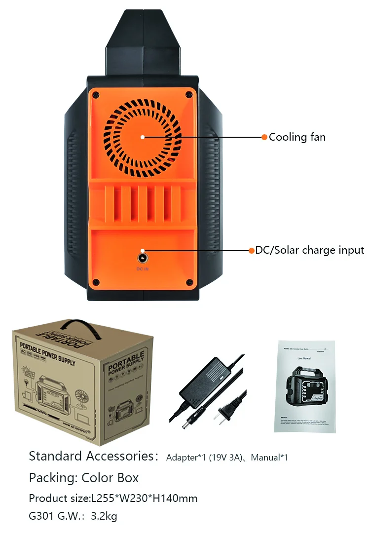 80000mAh 296Wh home solar power generator 110v 220v 2000 watts outdoor portable power station