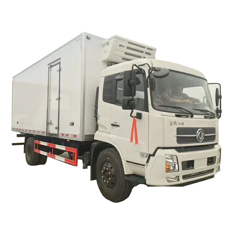 Dongfeng 7 tons refrigerated box van freezer cargo truck for sale