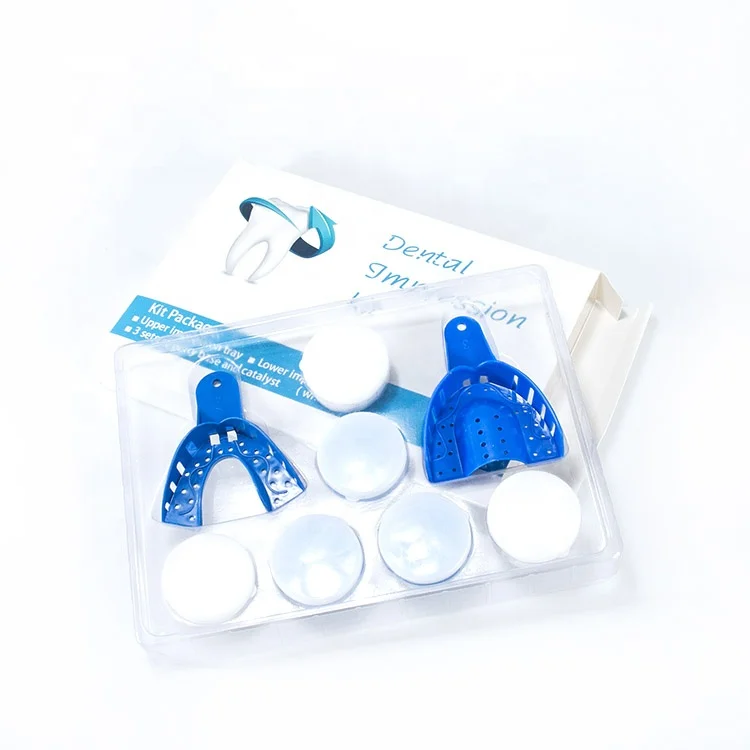 510 k qualified dental products impression silicone materials heavy putty hydrophilic grillz impression kit