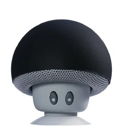 Mushroom Cute Loudspeaker Super Bass Stereo Music Player Phone Stand Wireless Blue tooth Speaker For Xiaomi/ iPhone/Android