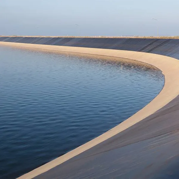 Lake Uses Good Quality HDPE Geomembrane Liner With Black Color And Smooth Surface