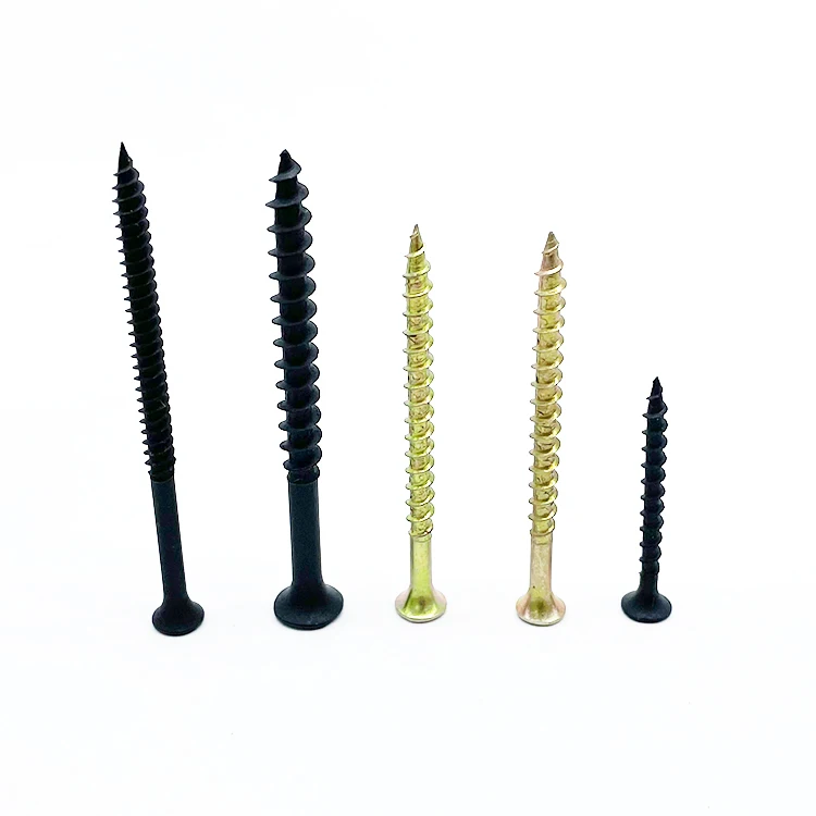 Hot Sale Black Phosphated Drywall Screw Bugle Head Tornillos Flat Phillips Gypsum Board Drywall Screws for Chair
