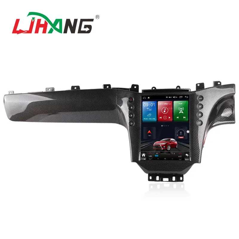 LHD/RHD carbonfiber color Android 13 Car DVD Player For Maserati GT GC GranTurismo 2007-2017 Radio GPS Navi multimedia Stereo