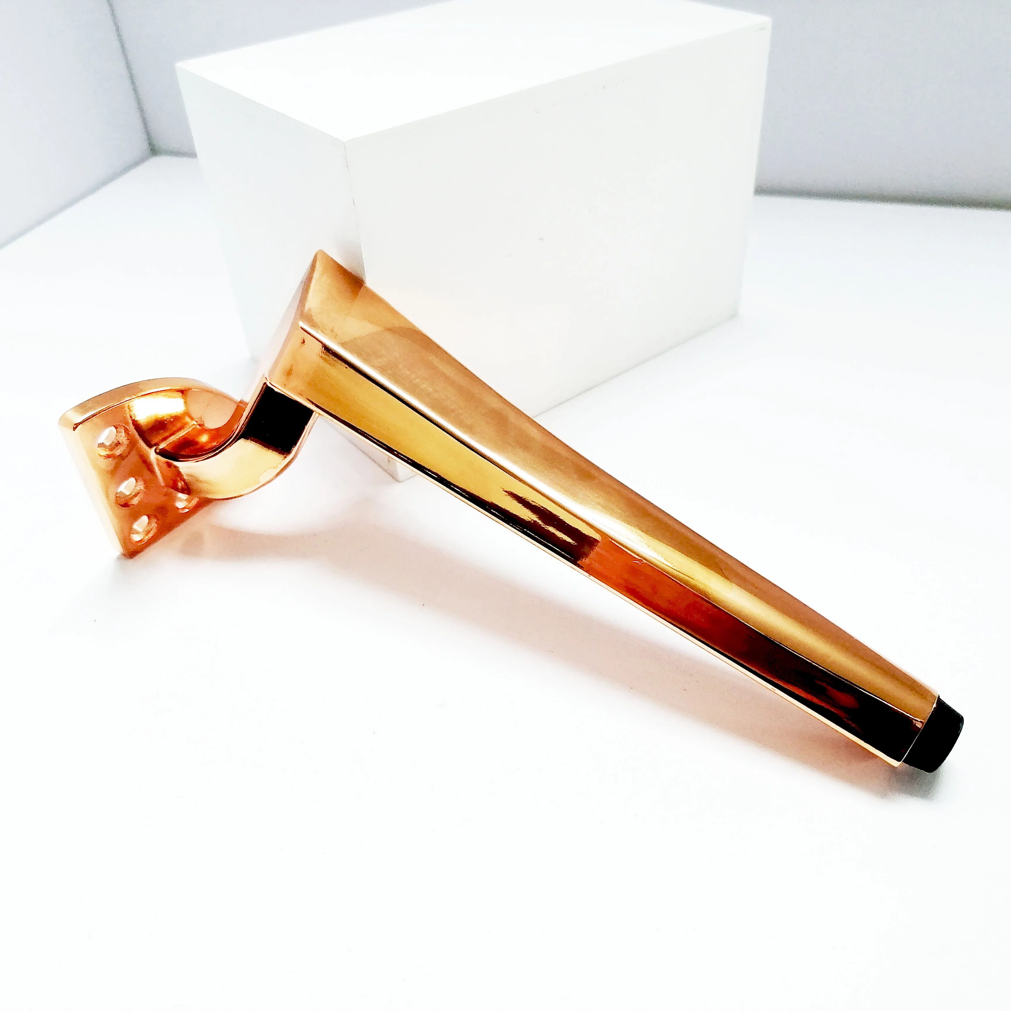 China manufacturer prices decorative accessories for modern sofas legs gold color customized aluminum alloy cabinet sofa legs