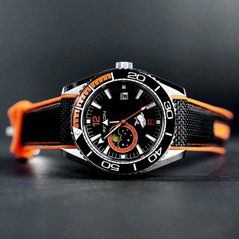 Custom Logo Customized NH35 Movement Diving Watch Automatic Mechanical Watch 20 ATM Luxury Diver Watch for Men