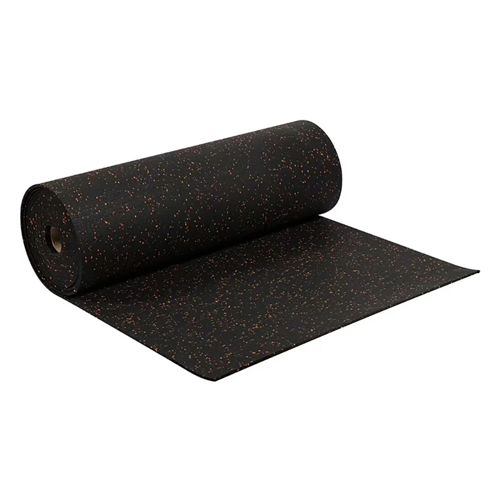 
3mm thick Indoor Gym EPDM Fire-resistant Easy cleaning cheap rubber flooring rolls 